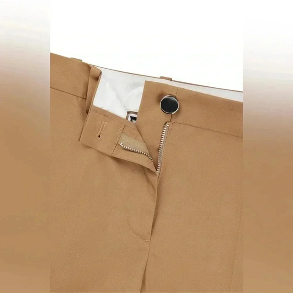 HUGO BOSS REGULAR-FIT TROUSERS IN STRETCH-COTTON TWILL SIZE 8 NWOT - Picture 3 of 11